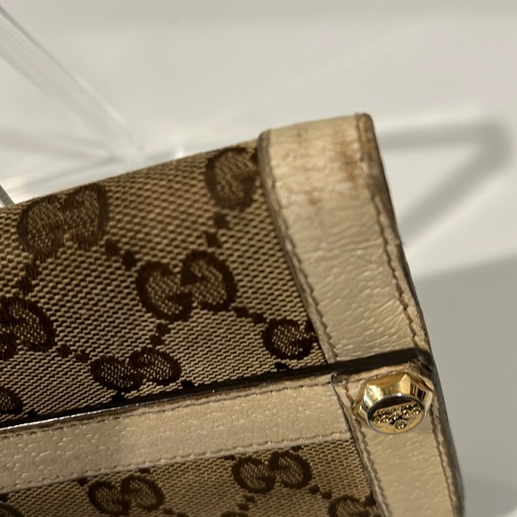 Gucci Monogram Leather Long Snap Wallet - Picture 11 of 14